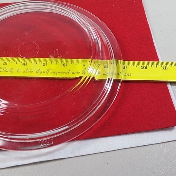 Pyrex Clear Glass 723-C Lid A-JJ Round 1.5 Qt Casserole Lid Cottagecore - Picture 4 of 4